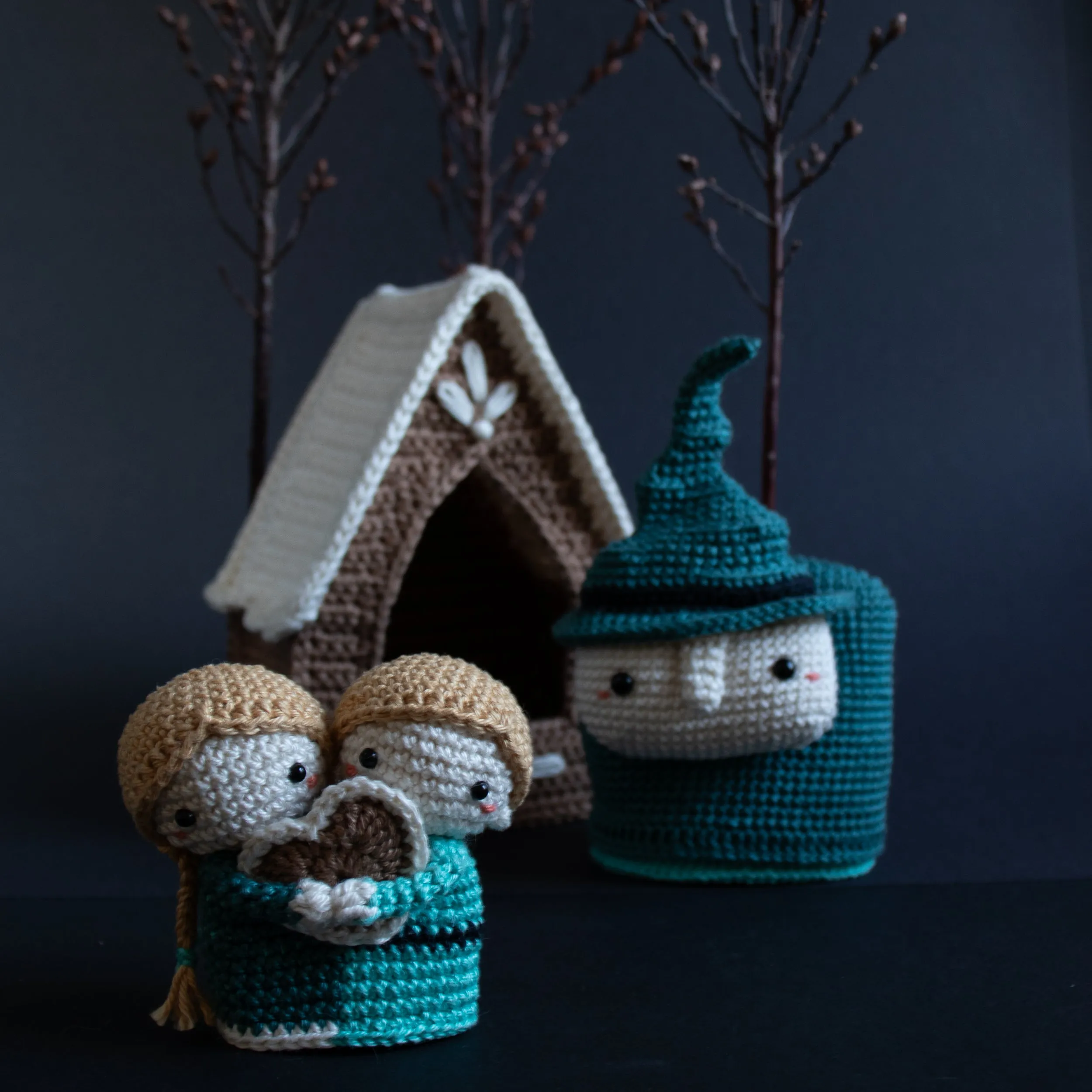 Crochet Kit . Hansel & Gretel . Matryoshka Toy