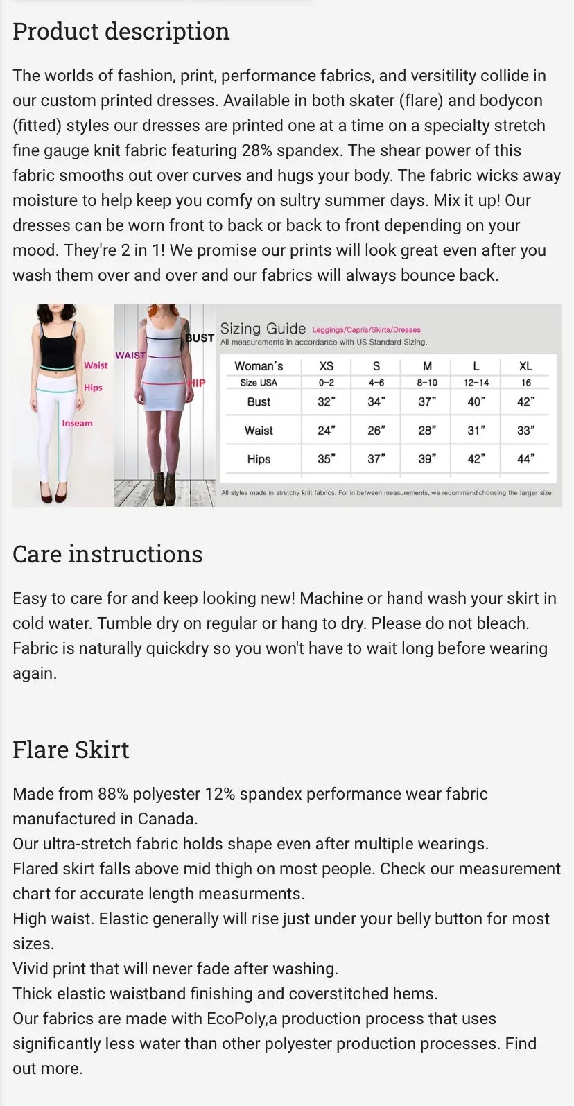 Flair skirt - Airstream Elvis