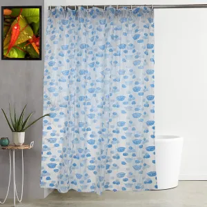 Kuber Industries Shower Curtain & Bathmat Set | Non-Slip Bath mats for Bathroom | Easy-Slide Curtains | Polyester Curtain or Bathmat for Bath Décor | XTL274-3T | 18 Pcs Set | Multicolor
