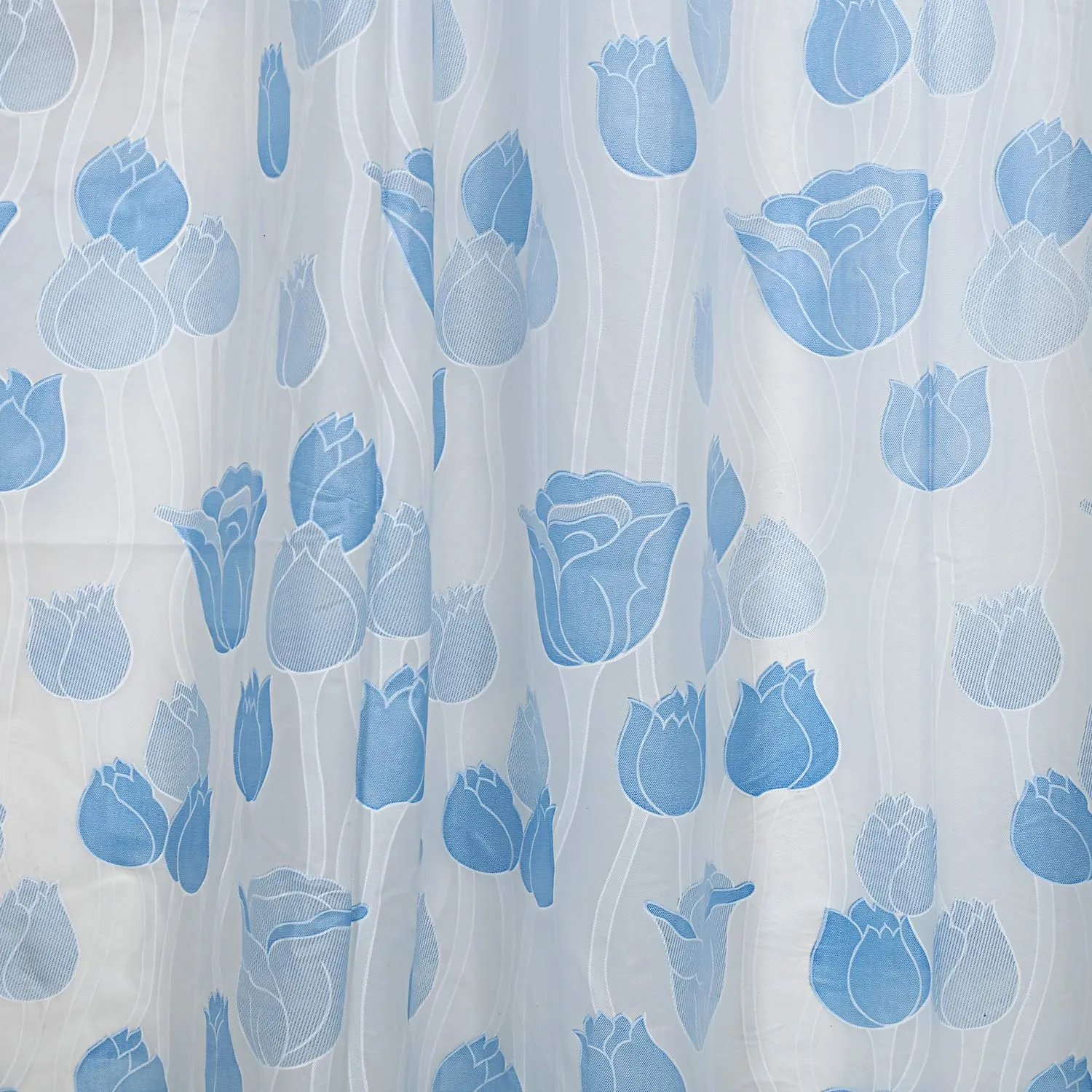 Kuber Industries Shower Curtain & Bathmat Set | Non-Slip Bath mats for Bathroom | Easy-Slide Curtains | Polyester Curtain or Bathmat for Bath Décor | XTL274-3T | 18 Pcs Set | Multicolor